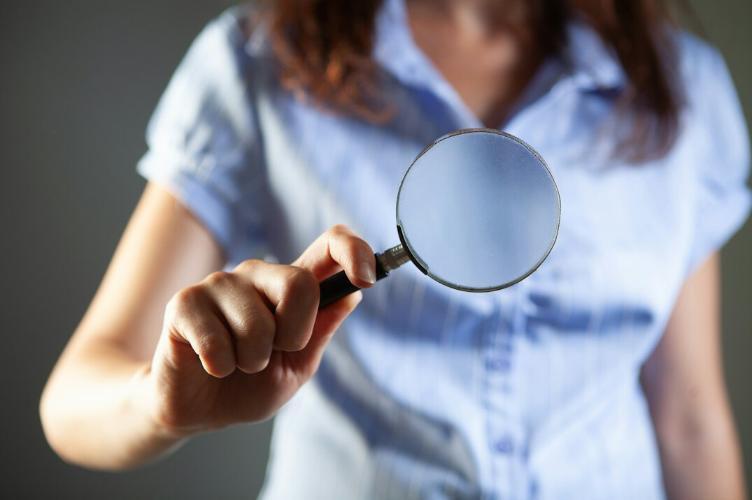 detective examining clues