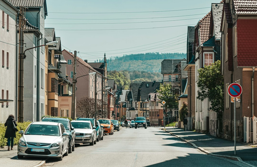 quiet town street
